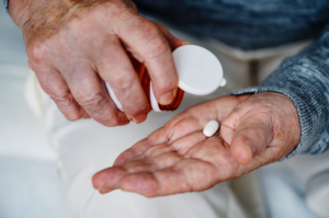 taking medicine