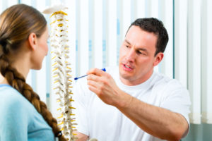 chiropractor at work